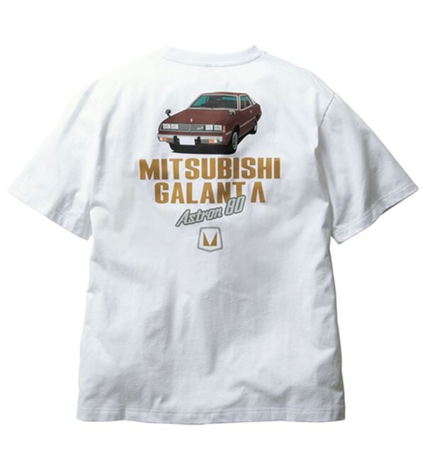 「俺の名車シリーズ　Ｔシャツ・トレーナー（メンズトレーナー）」｜ホワイト(ギャラン・Tシャツ)