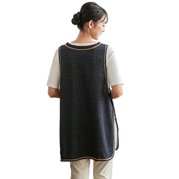 「動きやすいベスト型エプロン（エプロン）」｜詳細画像