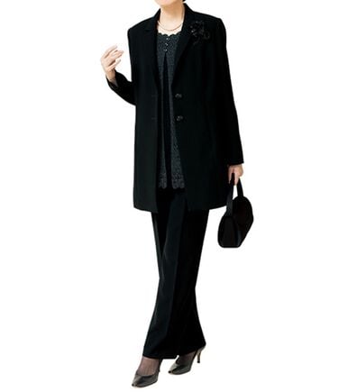 ルフラン（ルフラン）の「【３点セット】ゆとり設計！３点セットスーツ（ブラックフォーマル（喪服・礼服））」