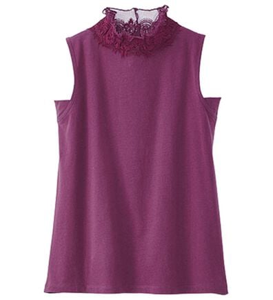 BELLUNA（ベルーナ）の「綿１００％脇汗対策エレガントハイネックインナー（タンクトップ・キャミソール）」