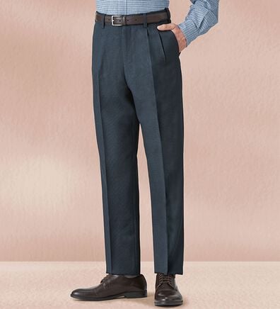 「裾上げ済コンビネーションスラックス　暖か裏地付（メンズスラックス）」