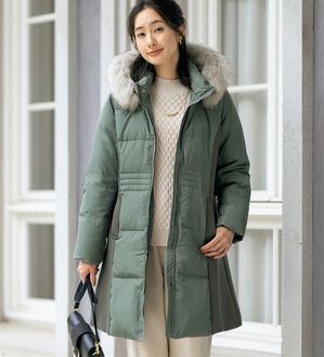 ルフラン（ルフラン）の「細見えリアルファー付ダウンコート（ダウンコート・ジャケット・ベスト）」｜詳細画像