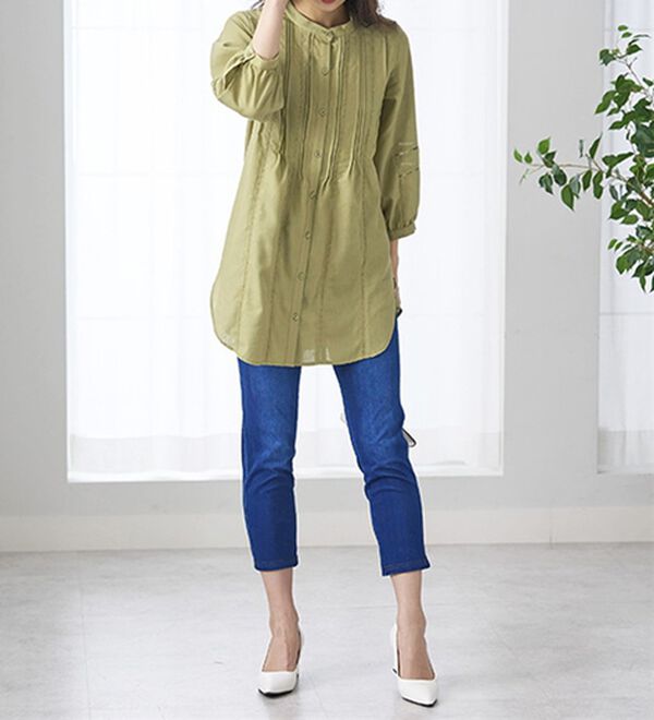 BELLUNA（ベルーナ）の「【再入荷】美ストレッチ素材アンクル丈レギンスパンツ（クロップドパンツ）」｜詳細画像