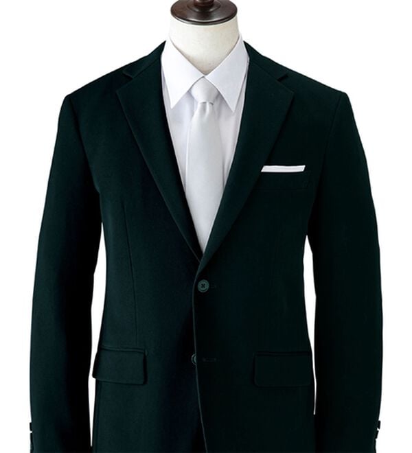 「【２点セット】ルナブラック　フォーマルスーツ（ビジネスフォーマル）」｜詳細画像