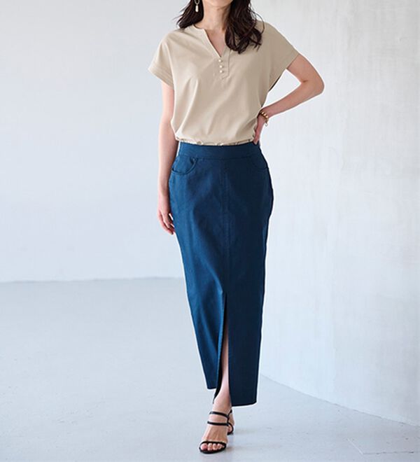 RANAN（ラナン）の「ひんやり！スキッパーブラウス（ブラウス）」｜詳細画像