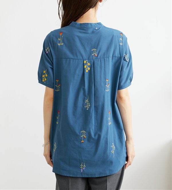 BELLUNA（ベルーナ）の「【Ｌａｇｒｉｌｕａ】花柄刺しゅうデザインチュニック（チュニック）」｜詳細画像