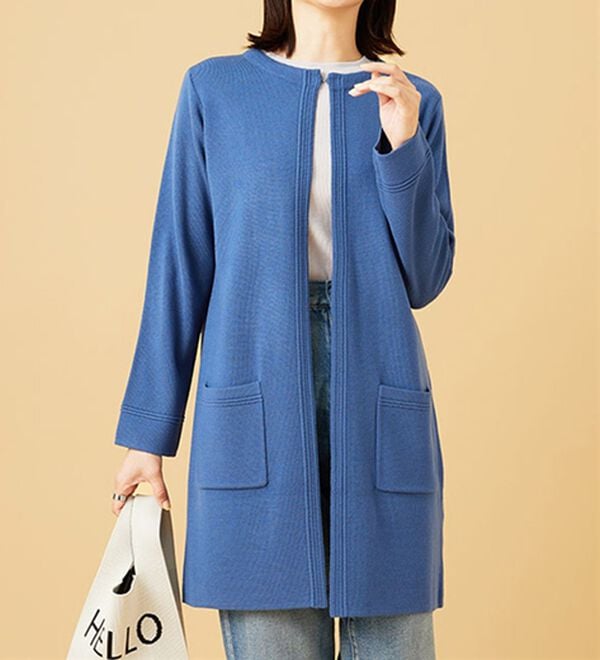 BELLUNA（ベルーナ）の「嬉しい機能付！ミラノリブカーディガン（ニットカーディガン）」｜詳細画像