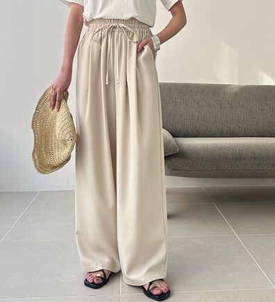 GeeRA（ジーラ）の「【体型カバー】上品なのにラクちんワイドパンツ（フルレングスパンツ）」