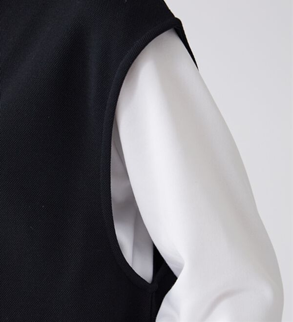 BELLUNA（ベルーナ）の「【2点セット】静電気防止インナー付ベストアンサンブル（アンサンブル）」｜詳細画像