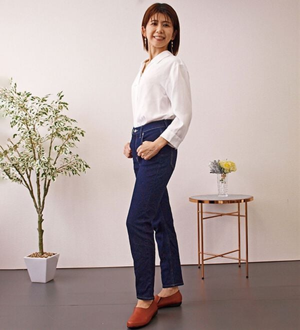 「健康運動指導士ＴＯＫＩ先生監修やわらかストレッチシューズ（フラットシューズ）」｜詳細画像