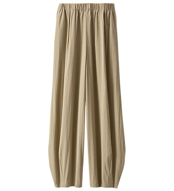 BELLUNA（ベルーナ）の「【初めてでも失敗しにくい！】艶消しシルキーカーブパンツ（ワイドパンツ・ガウチョ）」｜詳細画像