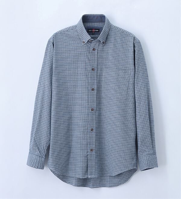 「着心地快適ストレッチネルシャツ（メンズシャツ）」｜ブルーギンガム