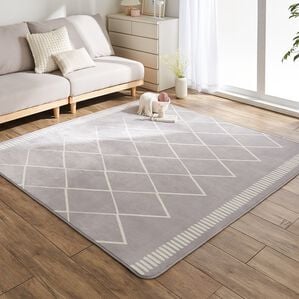 iellio（イエリオ）の「北欧調洗えるはっ水フランネルラグ＜ロングシーズン・床暖対応・洗濯可能・ウォッシャブル・おしゃれ・はっ水＞（ラグ）」｜詳細画像