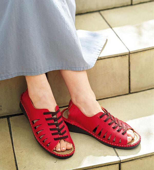 BELLUNA（ベルーナ）の「めちゃ柔らか幅広バックバンドサンダル（サンダル・ミュール）」｜詳細画像