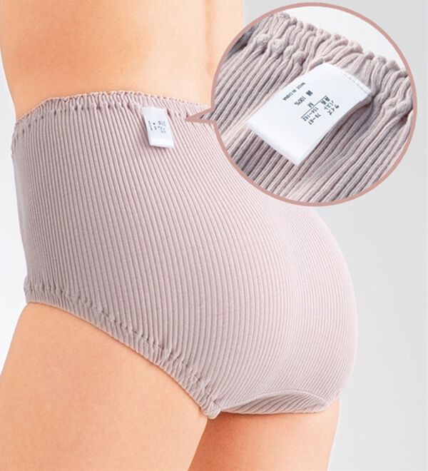 「【５色組】ぐ～んと伸びる！オーガニック綿１００％ショーツ（ショーツ）」｜詳細画像