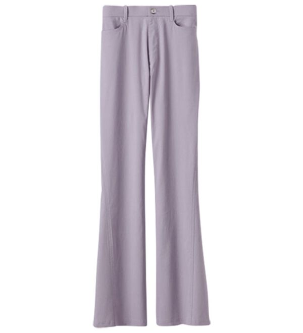 BELLUNA（ベルーナ）の「美脚見せ！冷感ストレッチフレアパンツ（フルレングスパンツ）」｜詳細画像