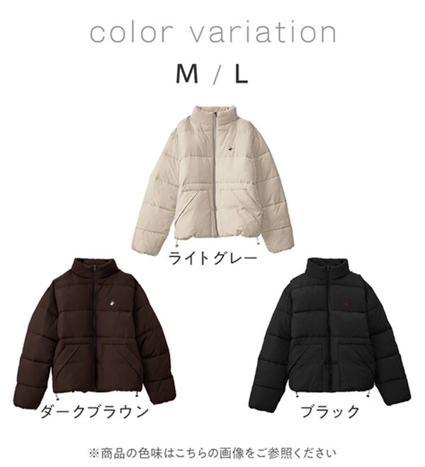 Viola e Viola（ヴィオラ エ ヴィオラ）の「【ビバリーヒルズポロクラブ】男女兼用フェイクダウンコート（ハーフコート）」｜詳細画像