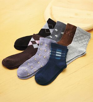 「ゴム跡つかない靴下７足＋１（靴下・ストッキング）」｜詳細画像