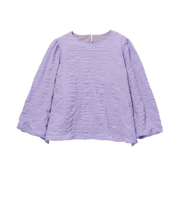 GeeRA（ジーラ）の「ワッシャー素材バルーン袖ブラウス（ブラウス）」｜詳細画像