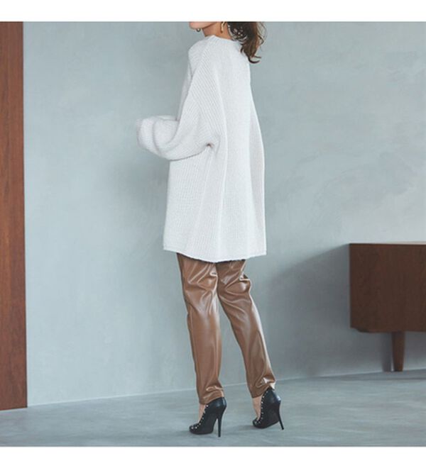 RANAN（ラナン）の「ふんわり！あぜ編ニットチュニック（チュニック）」｜詳細画像