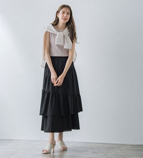 新品 2018ENFOLD アシンメトリーペンシルスカート 