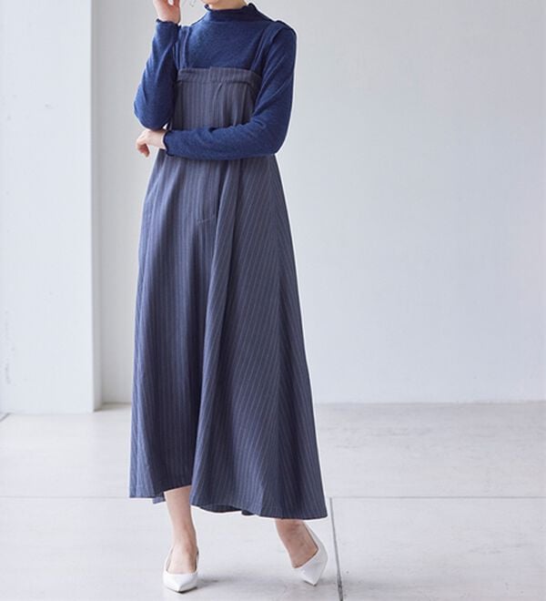 RANAN（ラナン）の「異素材デザインキャミワンピ（その他ワンピース）」｜詳細画像