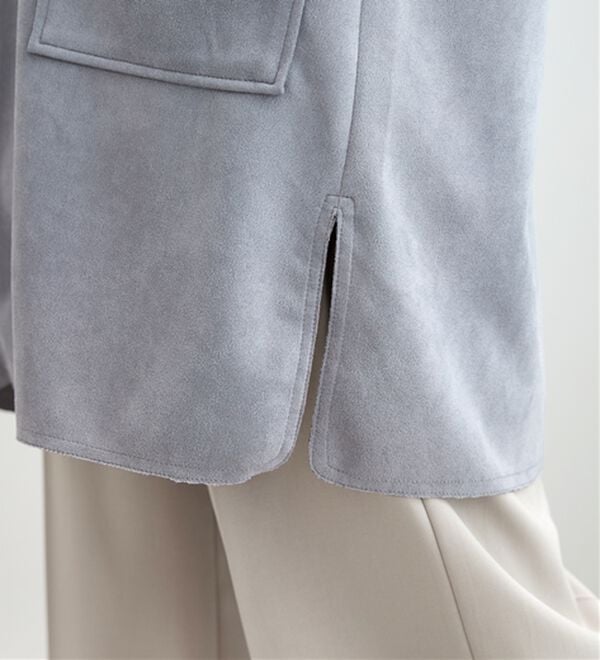 BELLUNA（ベルーナ）の「フェイクスエード切替デザインジャケット（その他ジャケット）」｜詳細画像