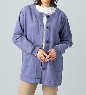 BELLUNA（ベルーナ）の「毎日着られる！快適フリースジャケット（セットアップ）」｜ラベンダー