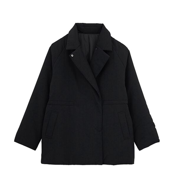 RANAN（ラナン）の「テーラードカラー中わたジャケット（ハーフコート）」｜詳細画像