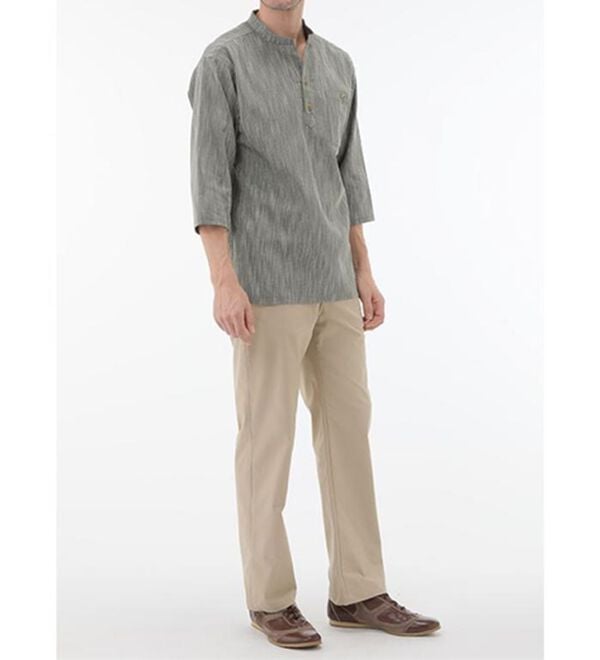 「＜ダンロップ・リファインド&times;コムルヴァン・オム＞７得アクティブチノパンツ（メンズフルレングスパンツ）」｜詳細画像