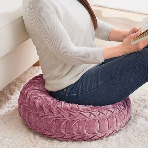 「かわいい花型ボリュームクッション（クッション・クッションカバー）」｜詳細画像