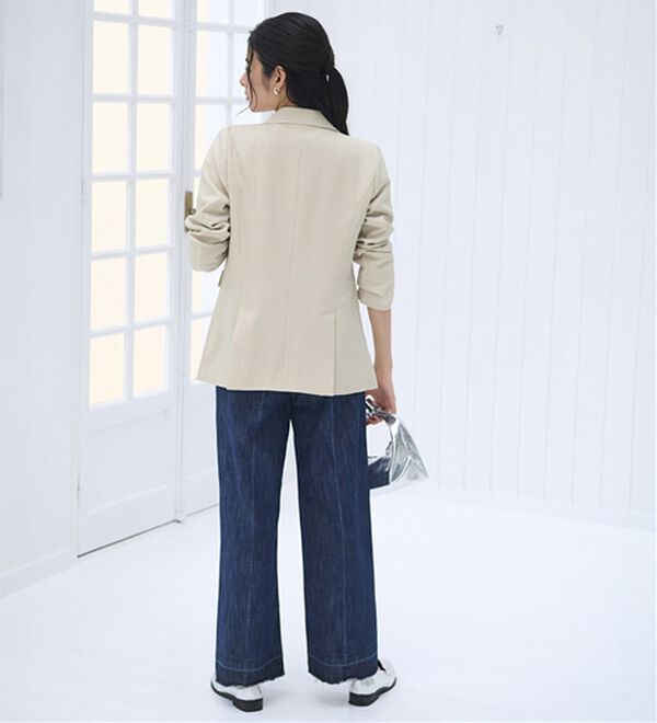 BELLUNA（ベルーナ）の「＜楽スタフィット＞テーラードジャケット（テーラードジャケット）」｜詳細画像
