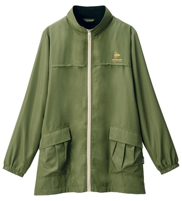 ルフラン（ルフラン）の「【ダンロップリファインド】嬉しい機能付！裏フリースブルゾン（ブルゾン）」｜ライトカーキ