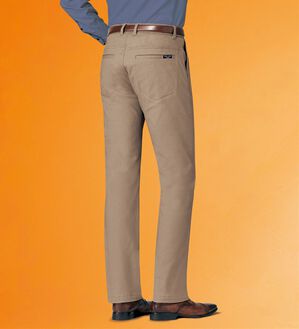 「＜コムルヴァン・オム＞ラクしてすっきり暖かパンツ（メンズフルレングスパンツ）」｜詳細画像