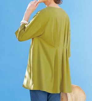 BELLUNA（ベルーナ）の「後ろ姿で魅せるタック使いチュニック（チュニック）」｜ライム