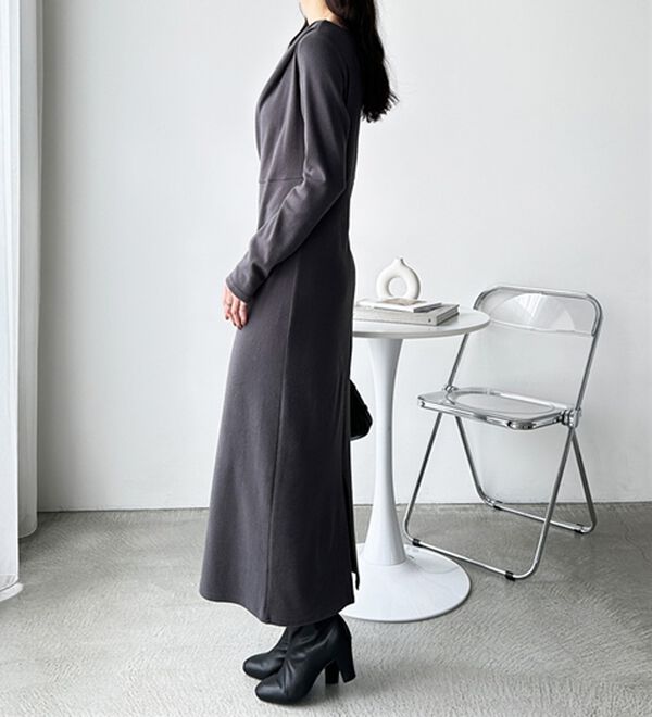 GeeRA（ジーラ）の「ドレープデザインワンピース（その他ワンピース）」｜詳細画像