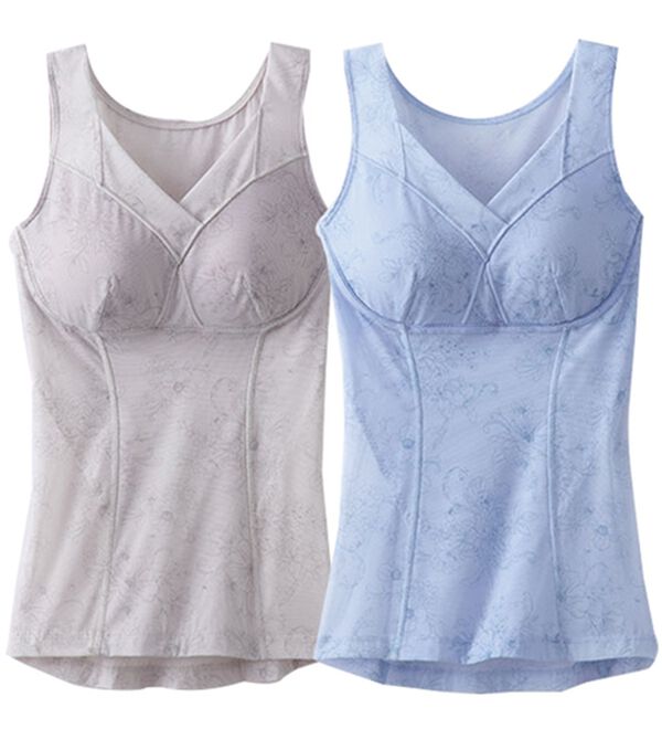 LAVIENNE（ラヴィエンヌ）の「涼感・風シェイパー（ボディスーツ・シェイパー）」｜2色組