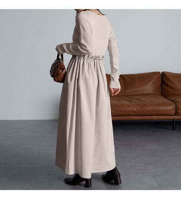 RANAN（ラナン）の「ドロストニットドッキングワンピース（ドッキングワンピース）」｜詳細画像