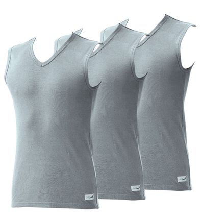 「【３枚組】＜クロコダイル＞脇に縫い目のない筒編綿１００％インナー（メンズ肌着・インナーウェア）」