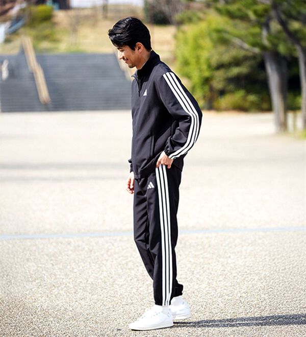 「＜アディダス＞ウーブントラックスーツ（メンズスポーツウェア（トップス））」｜詳細画像