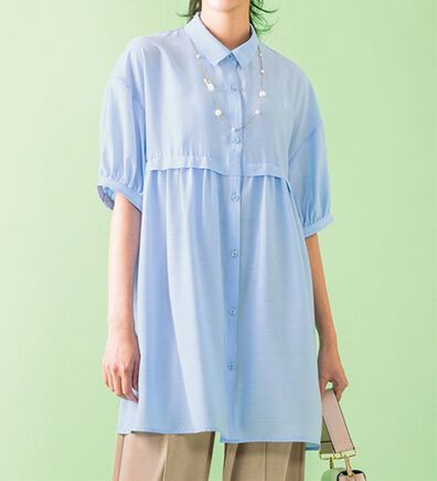 ルフラン（ルフラン）の「【ａ・Ａ・Ｐ】楊柳素材の涼やかブラウス（ブラウス）」