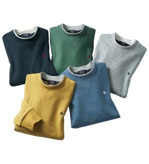 「＜ポロ・ビーシーエス＞裏毛レイヤードトレーナー（メンズトレーナー）」｜詳細画像