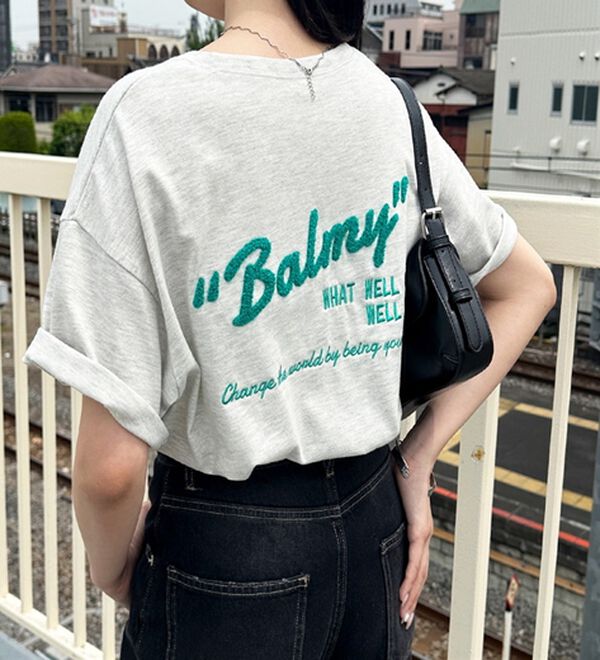 GeeRA（ジーラ）の「サガラ刺繍バックロゴＴシャツ（Tシャツ）」｜詳細画像