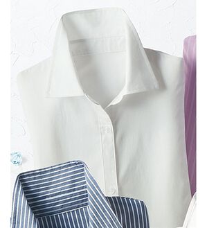 BELLUNA（ベルーナ）の「洗える！ストレッチイージーケアシャツ（シャツ）」｜ホワイト