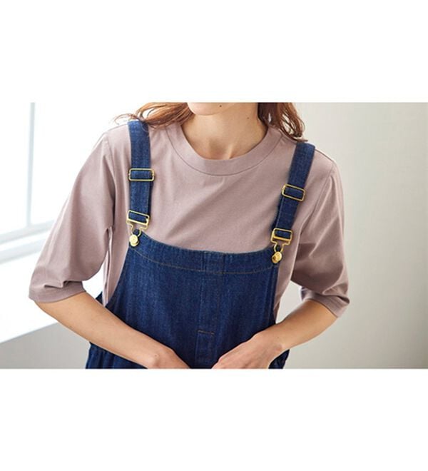 BELLUNA（ベルーナ）の「綿１００％抗菌防臭汗ジミ対策プルオーバー（カットソー）」｜詳細画像