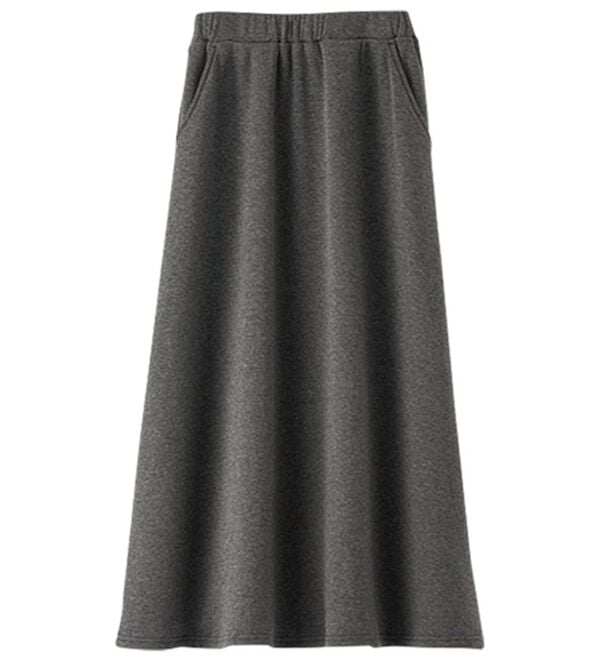 BELLUNA（ベルーナ）の「あったか裏ファー素材ロング丈スカート（ロングスカート）」｜詳細画像