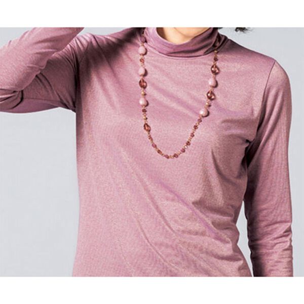 VINNO（ヴィノ）の「＜日本製＞艶めきシャイニープルオーバー（カットソー）」｜詳細画像