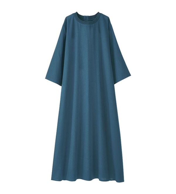BELLUNA（ベルーナ）の「リブ使いコットンリネンワンピース（その他ワンピース）」｜詳細画像