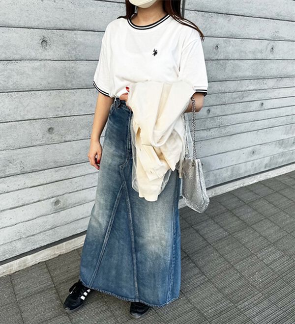 GeeRA（ジーラ）の「【ＵＳ．ＰＯＬＯ．ＡＳＳＮ】ライン配色Ｔシャツ（Tシャツ）」｜詳細画像