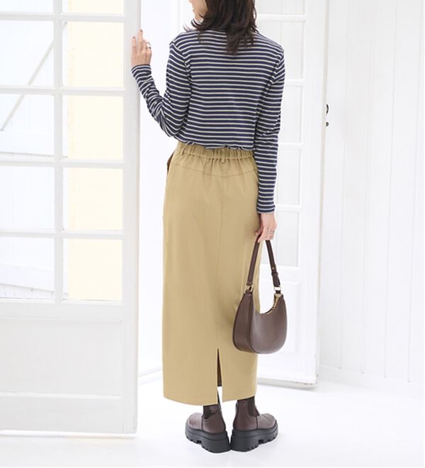 BELLUNA（ベルーナ）の「【選べる衿】肌に優しい綿１００％暖か発熱素材プルオーバー＜ベルホット　コットン＞（カットソー）」｜詳細画像